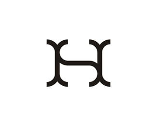 hs sh monogram logo design symbol by alex tass