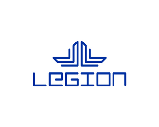 legion fitness logo design by alex tass