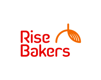 rise bakers logo redesign design by alex tass
