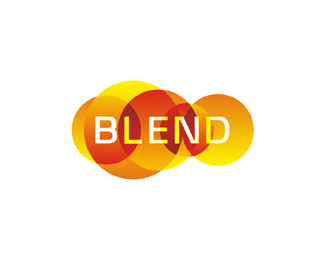 Blend consulting color logo design by Alex Tass