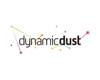 dynamic dust games applications development company logo design by Alex Tass