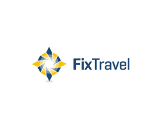 fix travel business corporate travel agency logo design by Alex Tass