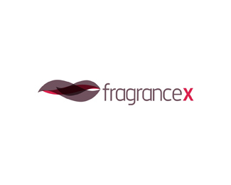 fragrance x online store brand name fragrances b logo design by Alex Tass