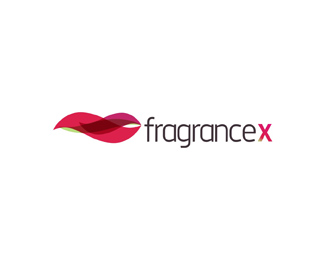 fragrance x online store brand name fragrances d logo design by Alex Tass