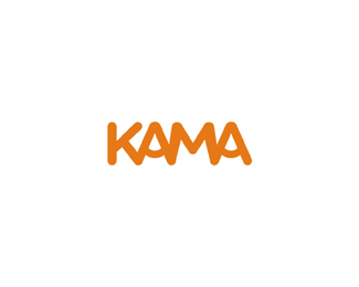 kama foods logo design by Alex Tass