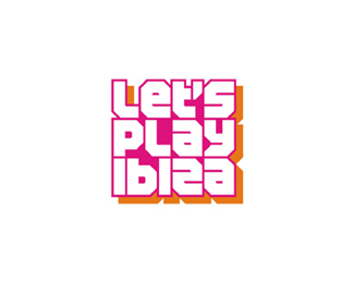 let's play ibiza edm party events portal logo design by Alex Tass