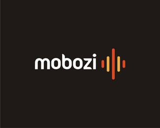 mobozi web and mobile software developer reversed logo design by Alex Tass