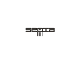 sepia solutions b video on demand digital asset management service logo design by Alex Tass