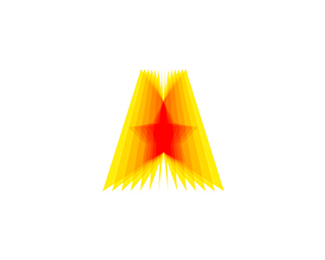 a star icon logo design symbol by alex tass