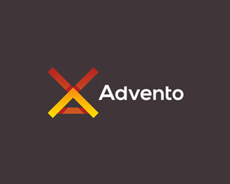 advento in-game advertising logo design by alex tass