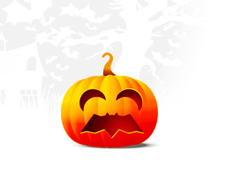 alex tass bat logo design symbol halloween pumpkin