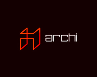 archi architecture logo design by alex tass