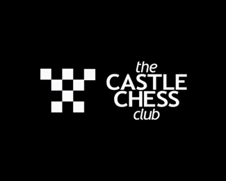castle chess logo design by alex tass