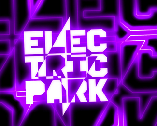 electric park flyer poster event party logo design by alex tass