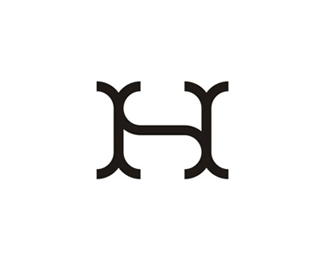 hs sh monogram logo design symbol by alex tass