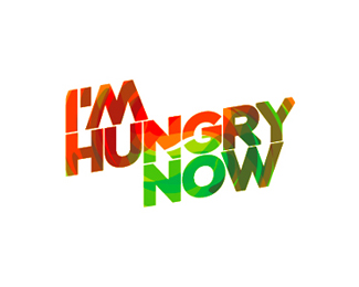 i'm hungry now restaurant order online catering logo design by alex tass