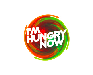i'm hungry now restaurant order online catering logo design by alex tass