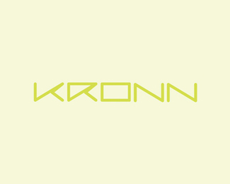 kronn tennis naming logo design by alex tass