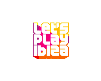 let's play ibiza edm news portal logo design by alex tass